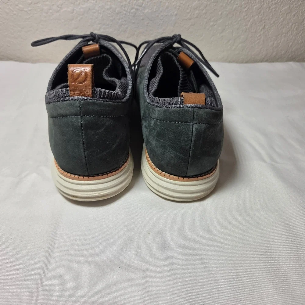 Cole Haan OriginalGrand Stitchlite Knit Wingtip Oxford Grey C28213 Mens 10.5 M